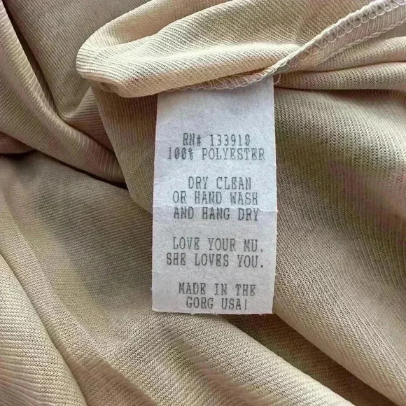 Show Me Your MuMu Peacock Feather Mini Tunic Dress with Butterfly Sleeves Size M - Picture 10 of 10